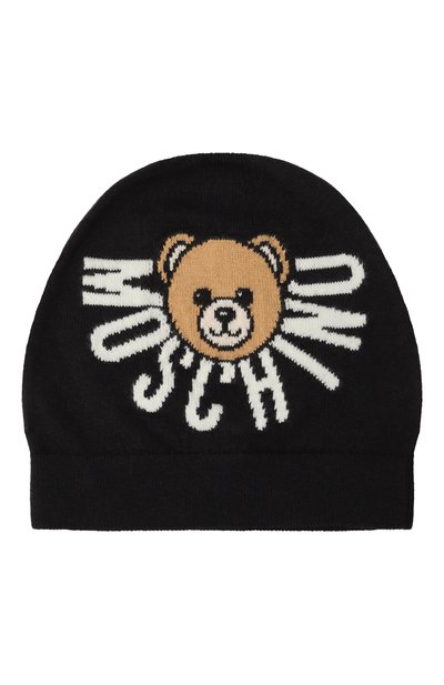 Шапка из хлопка и шерсти MOSCHINO, арт. HUX020/LHE43