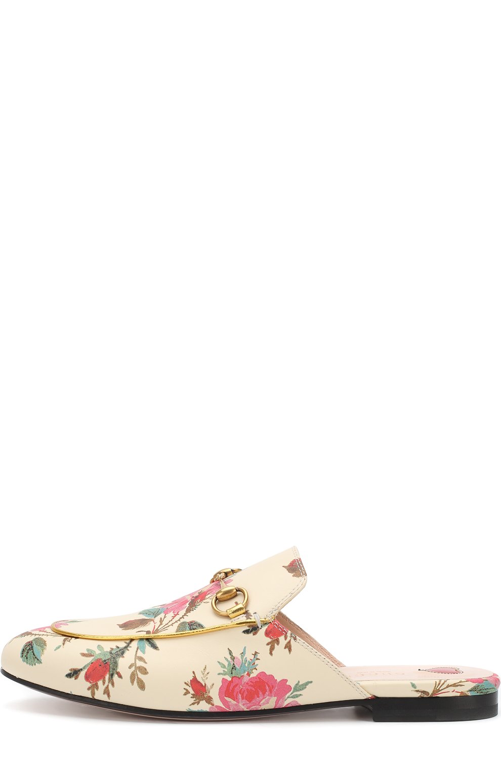 Кожаные сабо princetown с принтом GUCCI, арт. 505511/0JD10, фото 3