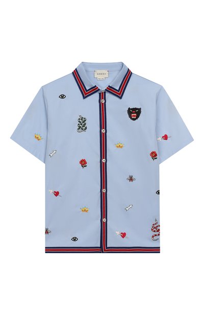 Хлопковая рубашка GUCCI, арт. 540732/XWABA, фото 1