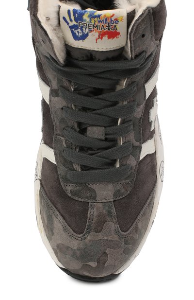 Высокие кроссовки из кожи PREMIATA WILL BE, арт. ARTHUR-M/11-181493-M/JUN, фото 4