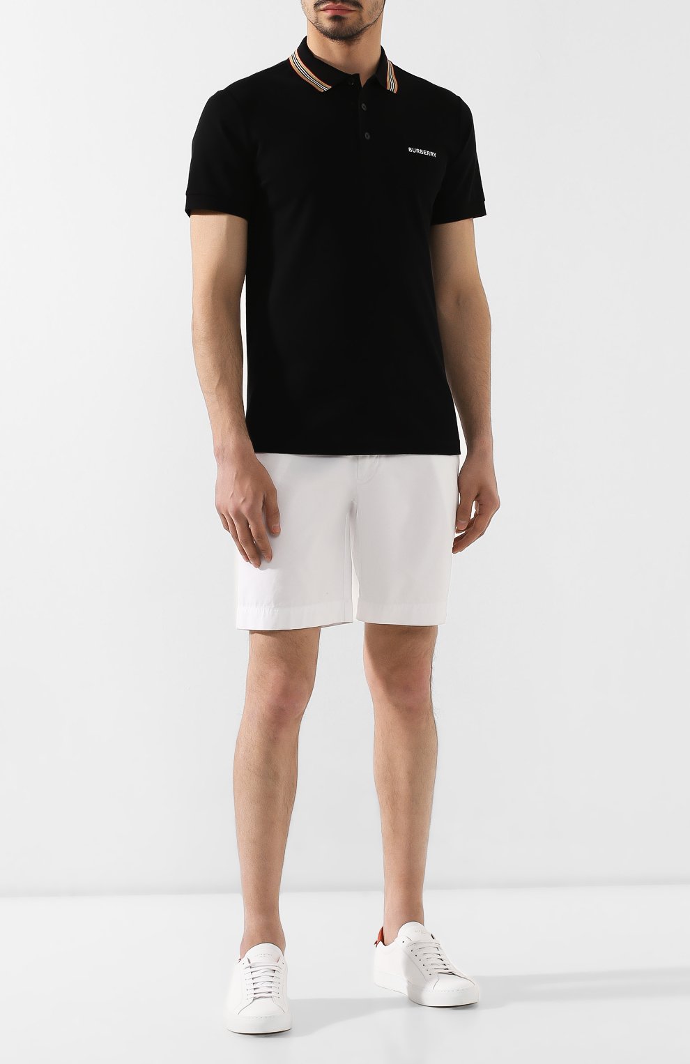 Хлопковое поло BURBERRY, арт. 8007694, фото 2