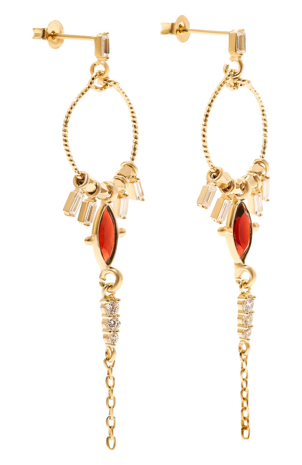 Серьги HANKA_IN золотого цвета по цене 15450 руб., арт. DIA-B0L-GRE-0.5M, фото 3 Серьги HANKA_IN, арт. DIA-B0L-GRE-0.5M, фото 3