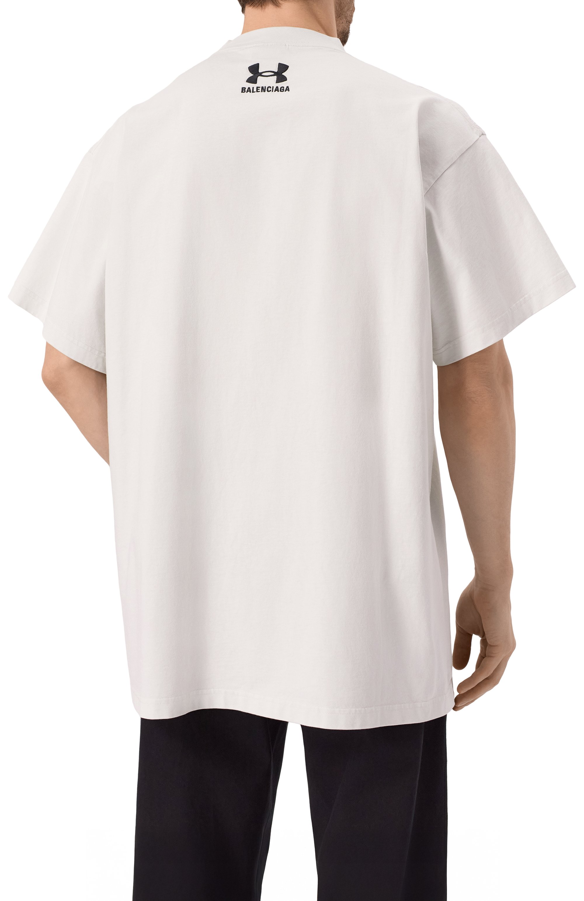 Хлопковая футболка balenciaga х under armour BALENCIAGA, арт. 787349/TRVB7, фото 4