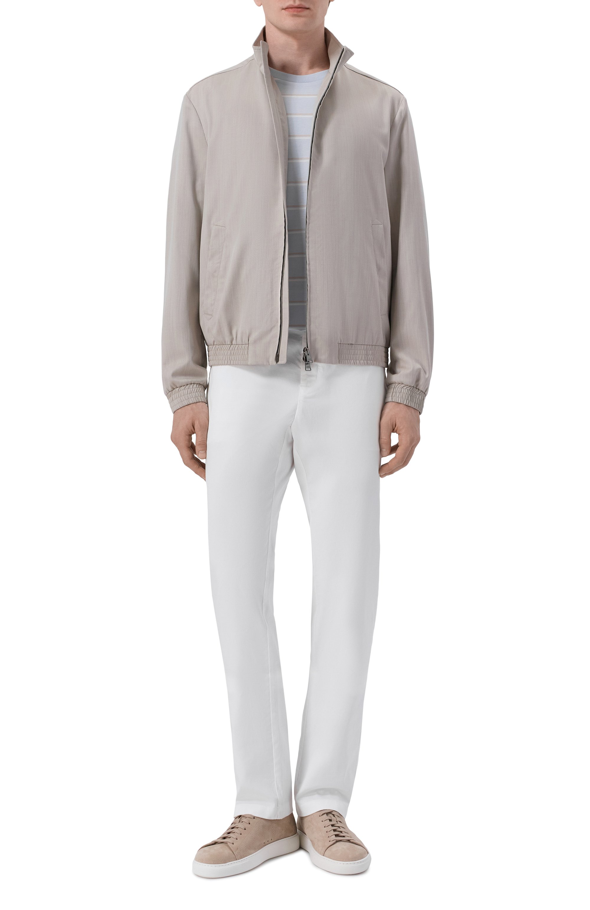 Брюки из хлопка и лиоцелла PAUL&SHARK, арт. 99314016, фото 2