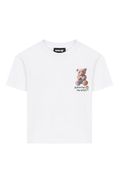 Хлопковая футболка BARROW, арт. S6BKJUTH003