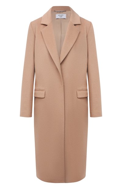 Женское пальто из шерсти и кашемира SEVEN LAB, арт. CMAR beige