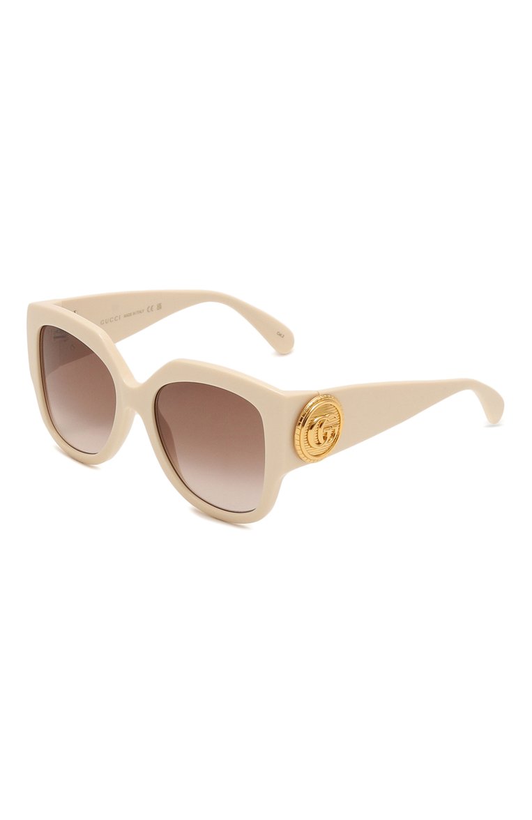 Женские солнцезащитные очки GUCCI белого цвета, арт. GG1407S 004 | Фото 1 (Региональные ограничения белый список (Axapta Mercury): Не проставлено; Нос: Не проставлено; Тип очков: С/з; Материал: Пластик; Оптика Гендер: оптика-женское; Очки форма: Квадратные)