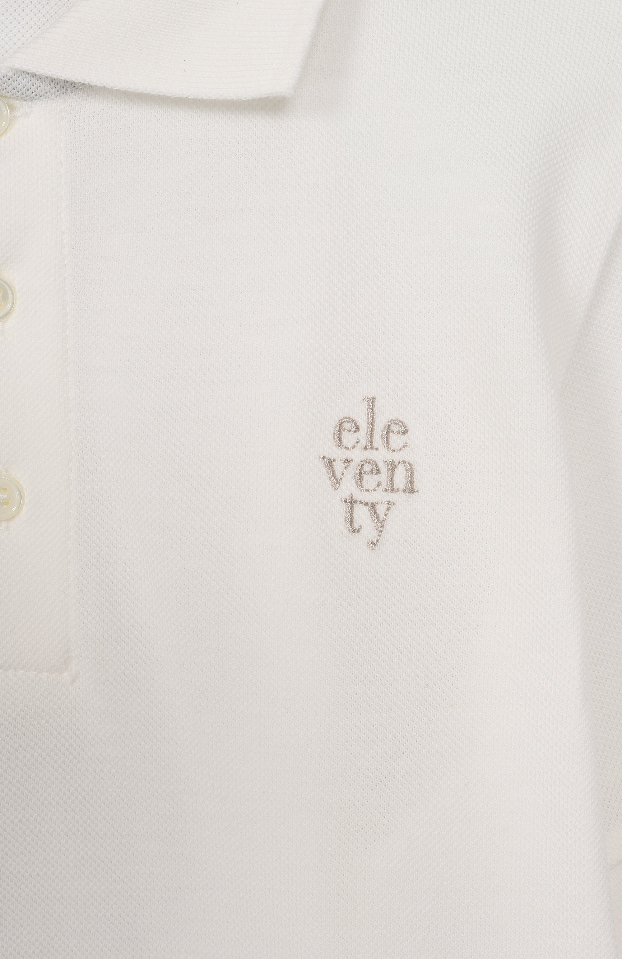 Хлопковое поло ELEVENTY, арт. EY8P71/Z3736, фото 3