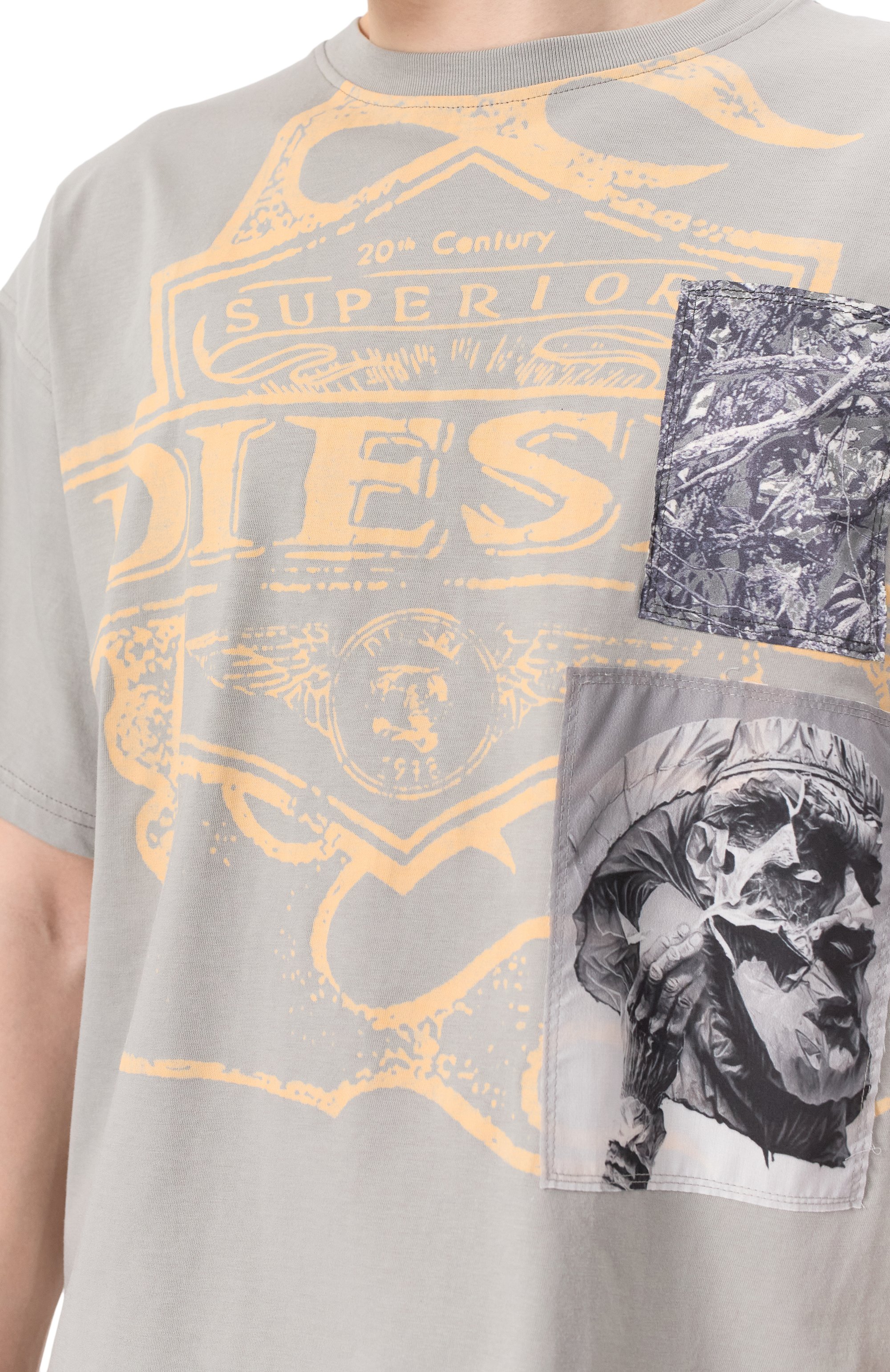 Хлопковая футболка DIESEL, арт. A16162/0PLAT, фото 5