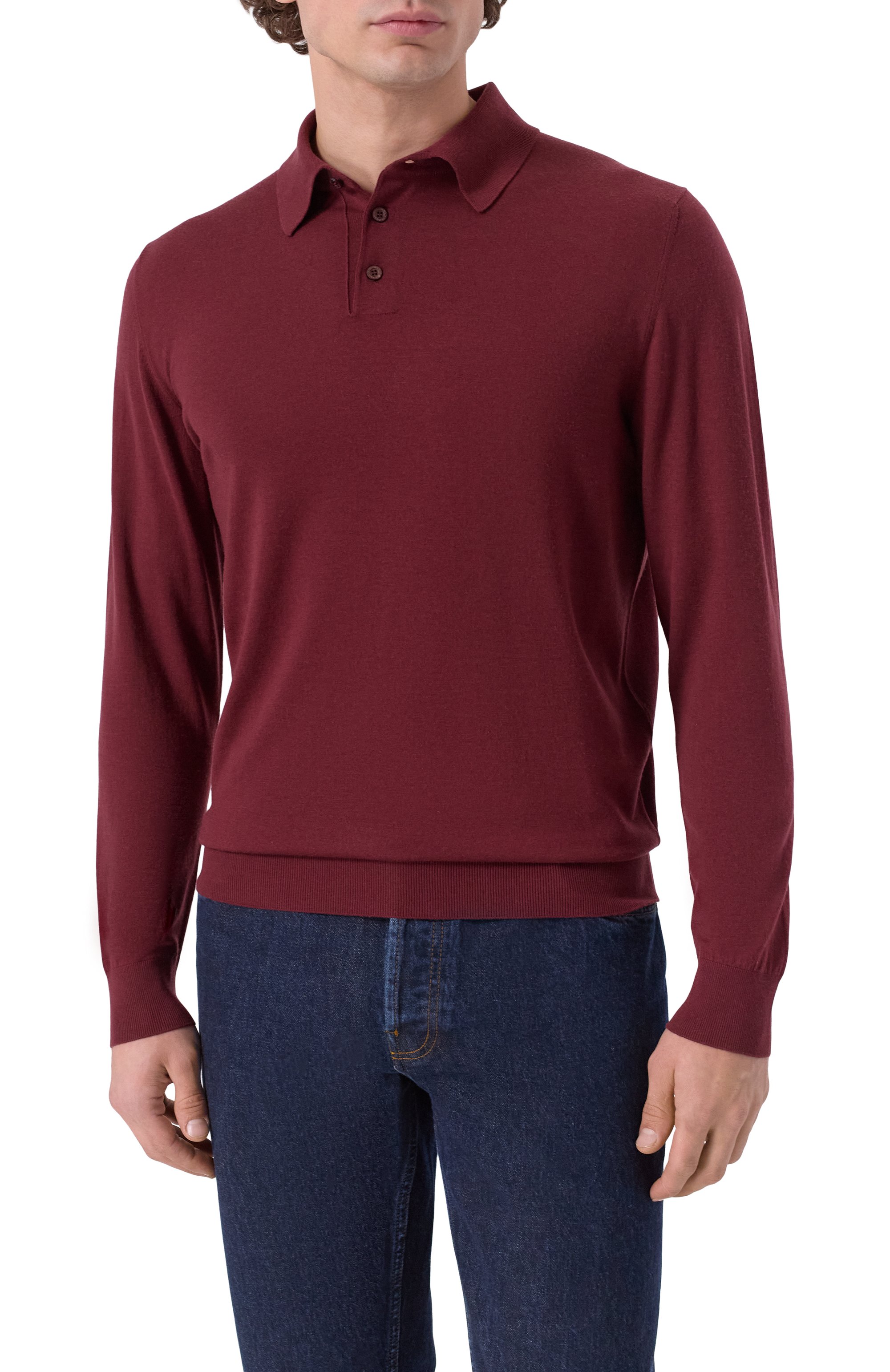 Шерстяное поло COLOMBO, арт. MA00227/2-80APL, фото 3