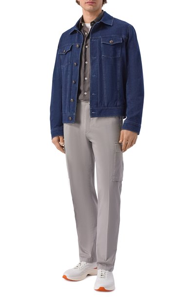 Мужская хлопковая рубашка KITON, арт. UMCNERH0908607