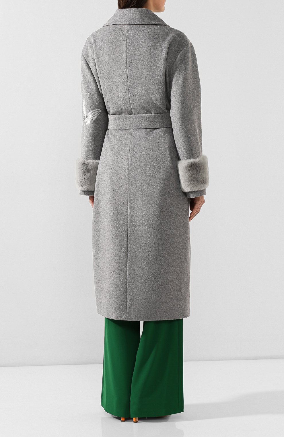 Пальто из смеси шерсти и кашемира SEVEN LAB, арт. CL19-m001grey, фото 4