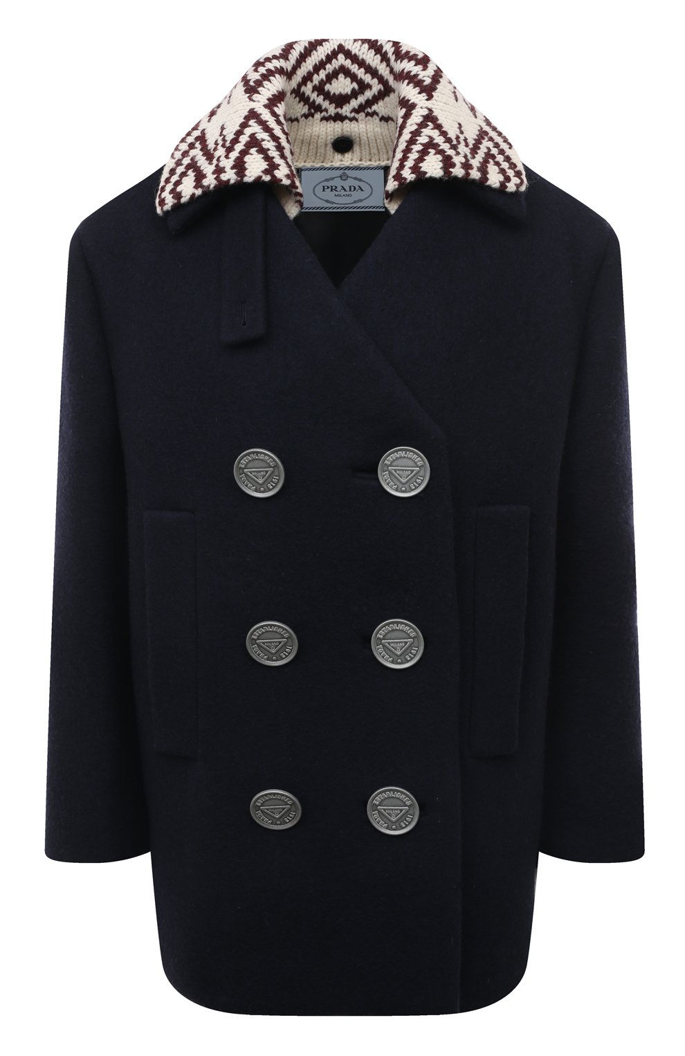 Пальто из шерсти и кашемира PRADA, арт. P679O-1ZY2-F0AG7-212, фото 1