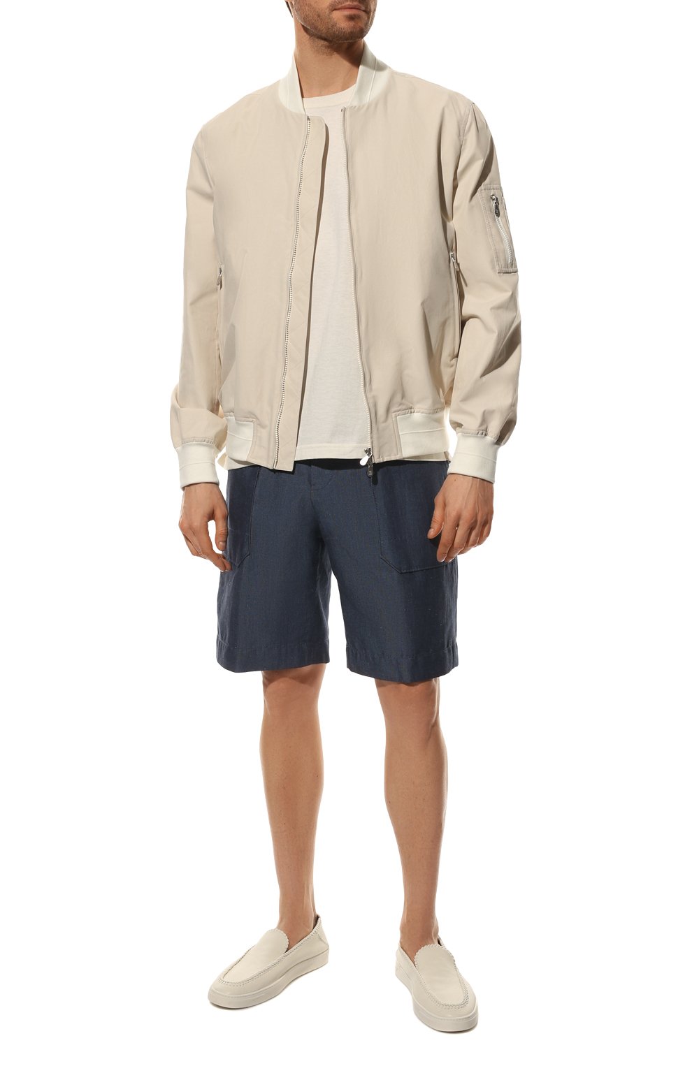 Шорты изо льна и хлопка ZEGNA, арт. UZI36/TB10, фото 2