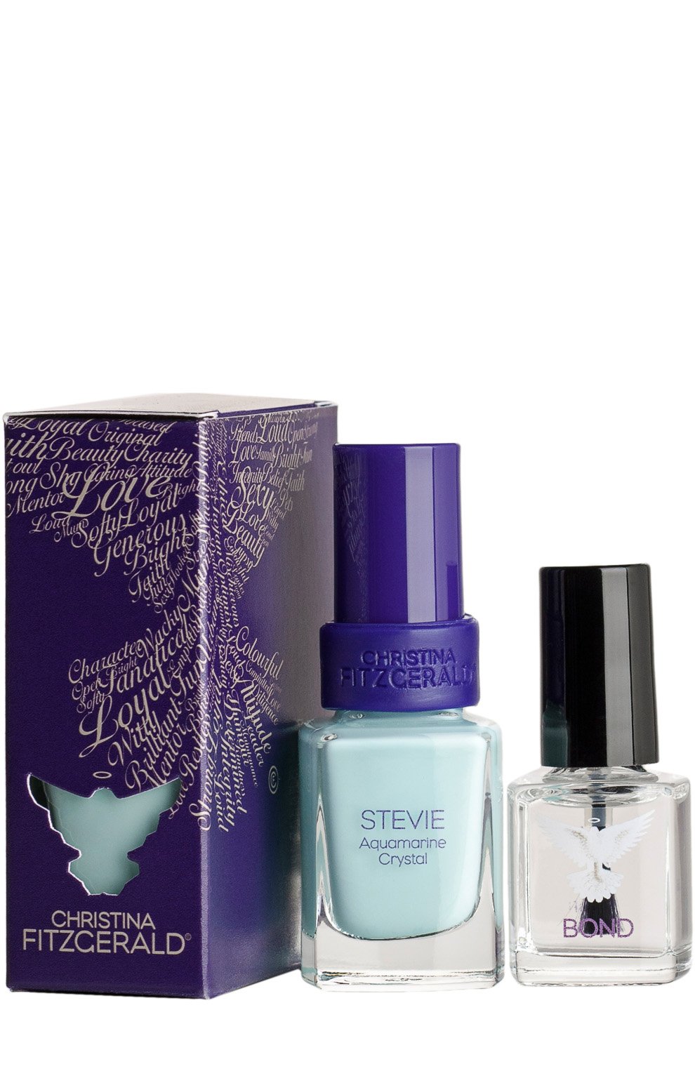 Лак для ногтей \лазурный берег\" stevie aquamarine crystal + bond" CHRISTINA FITZGERALD, арт. 9333381001788, фото 1