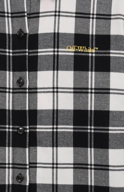 Хлопковое платье-рубашка OFF-WHITE, арт. 0GDB06HF25FAB001/12+, фото 3