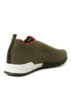 Мужские текстильные кроссовки KITON хаки цвета, арт. USSA324N0104505 | Фото 5 (Драгоценные камни: Проставлено; Материал внутренний: Натуральная кожа; Подошва: Массивная; Материал внешний: Текстиль; Материал сплава: Проставлено; Стили: Классический; Материал утеплителя: Без утеплителя; Кросс-КТ: Низкие)