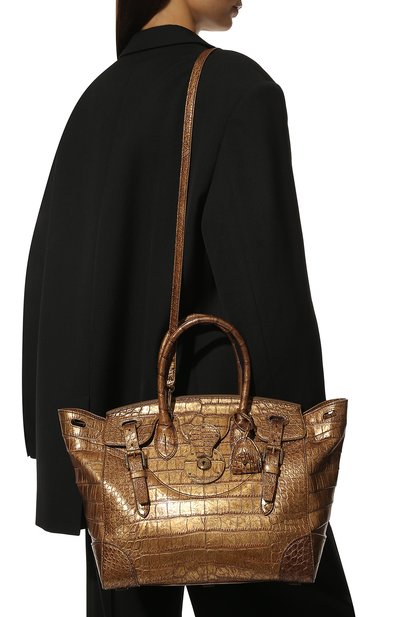 Сумка soft ricky 33 из кожи аллигатора RALPH LAUREN, арт. 69H/ICJ34/FCJ34, фото 2