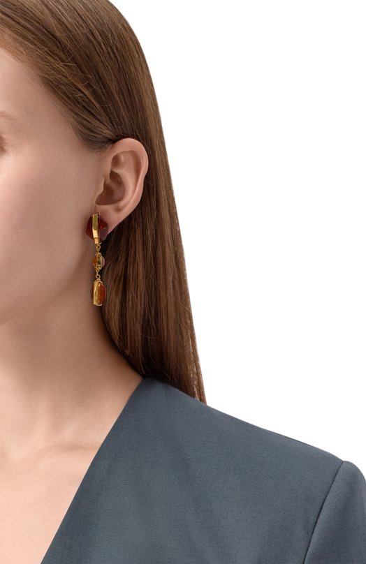 Серьги Jil Sander J12VG0321 P5093 Коричневый  J12VG0321 P5093 Фото 2