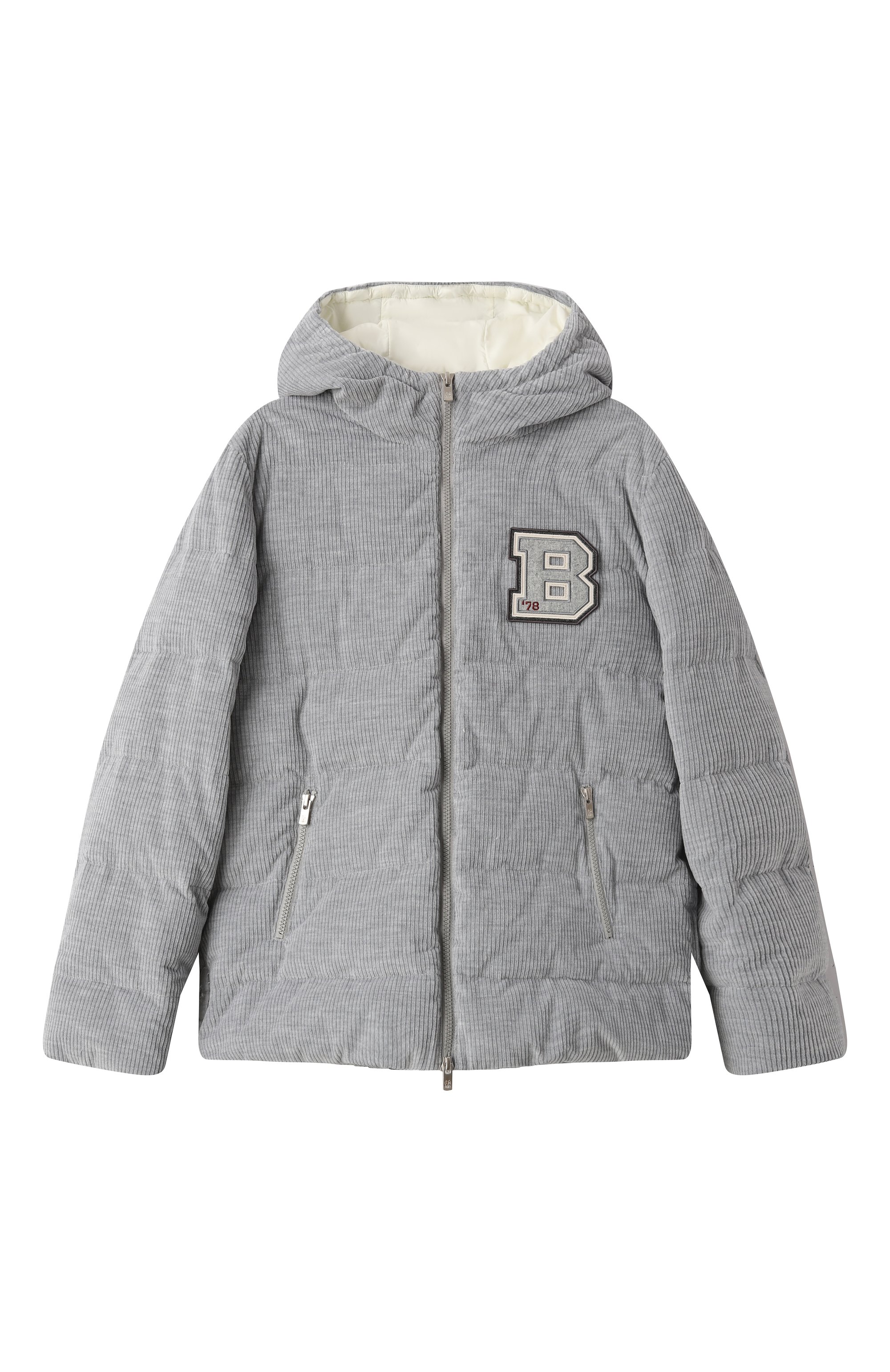 Вельветовый пуховик BRUNELLO CUCINELLI, арт. BY476J329C, фото 1