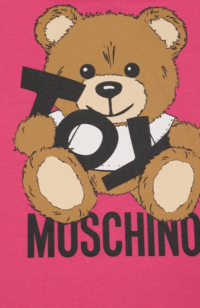 Хлопковая футболка MOSCHINO, арт. HDM060/LBA00/4-8, фото 3