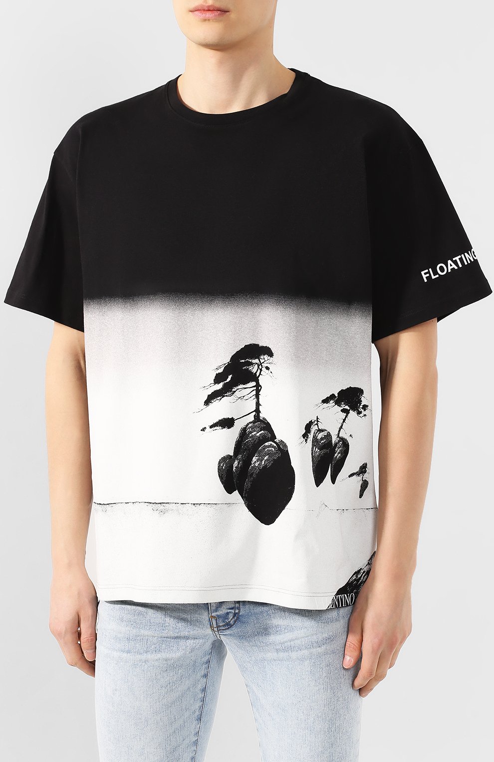 Хлопковая футболка VALENTINO, арт. TV0MG06J68Y, фото 3