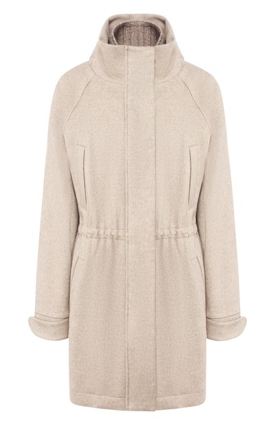 Кашемировое пальто с воротником-стойкой KITON, арт. D46632V03R71, фото 1