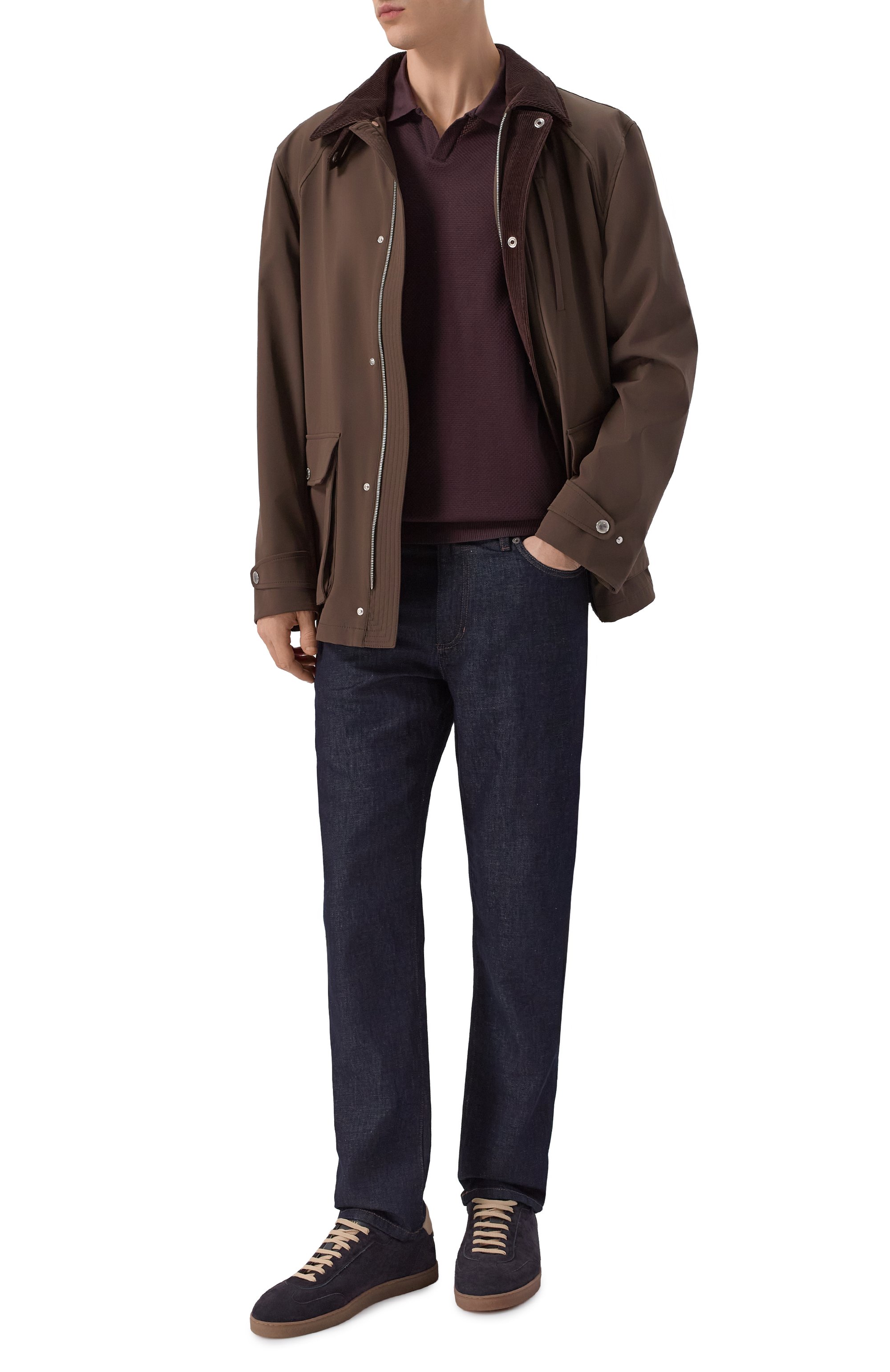 Хлопковое поло CORNELIANI, арт. 27G519/2725027, фото 2