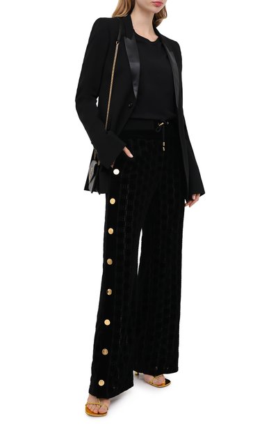 Хлопковые брюки BALMAIN, арт. UF15362/I500, фото 3
