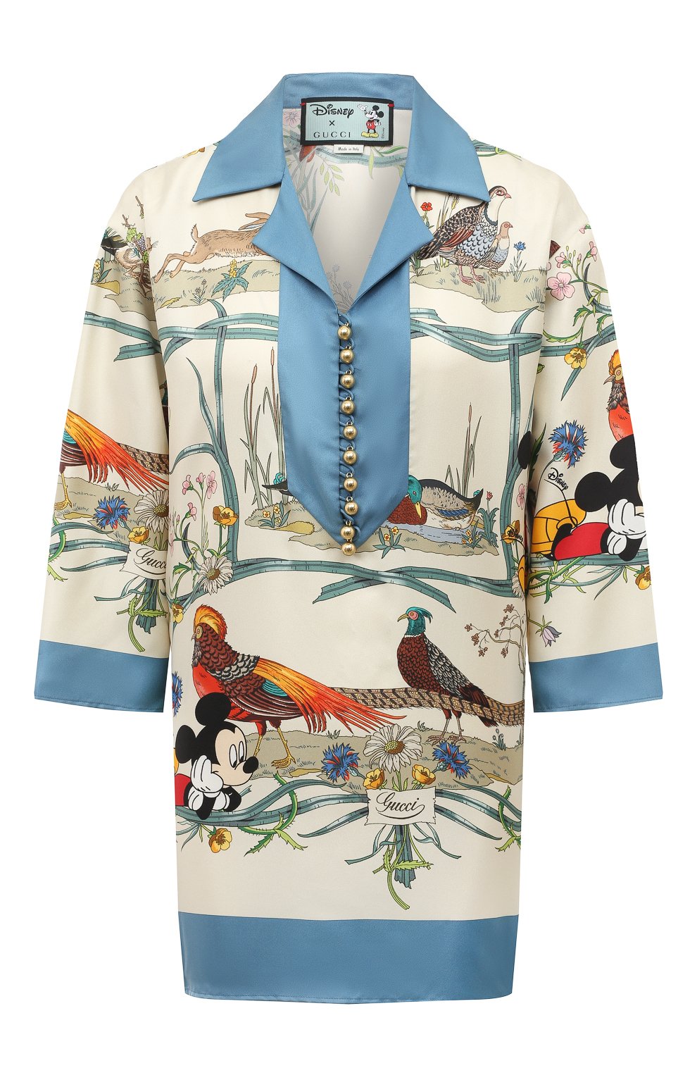 Шелковая блузка disney x gucci GUCCI, арт. 596712 ZADOO, фото 1