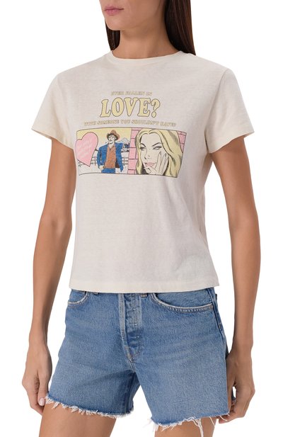 Хлопковая футболка RE/DONE, арт. 024-02WCGT330, фото 3