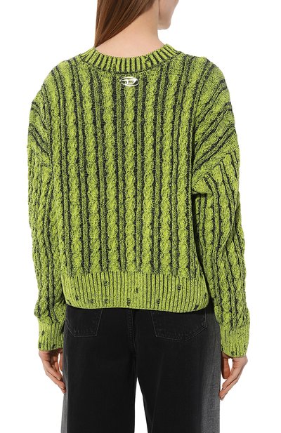 Хлопковый свитер DIESEL, арт. A11171/0GEAZ, фото 4