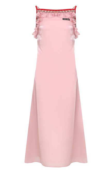 Женское платье с отделкой стразами MIU MIU, арт. MF4166-1YU2-F0028