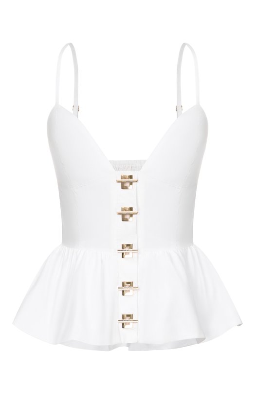 Хлопковый топ Daname 726SS7842P Белый 726SS7842P