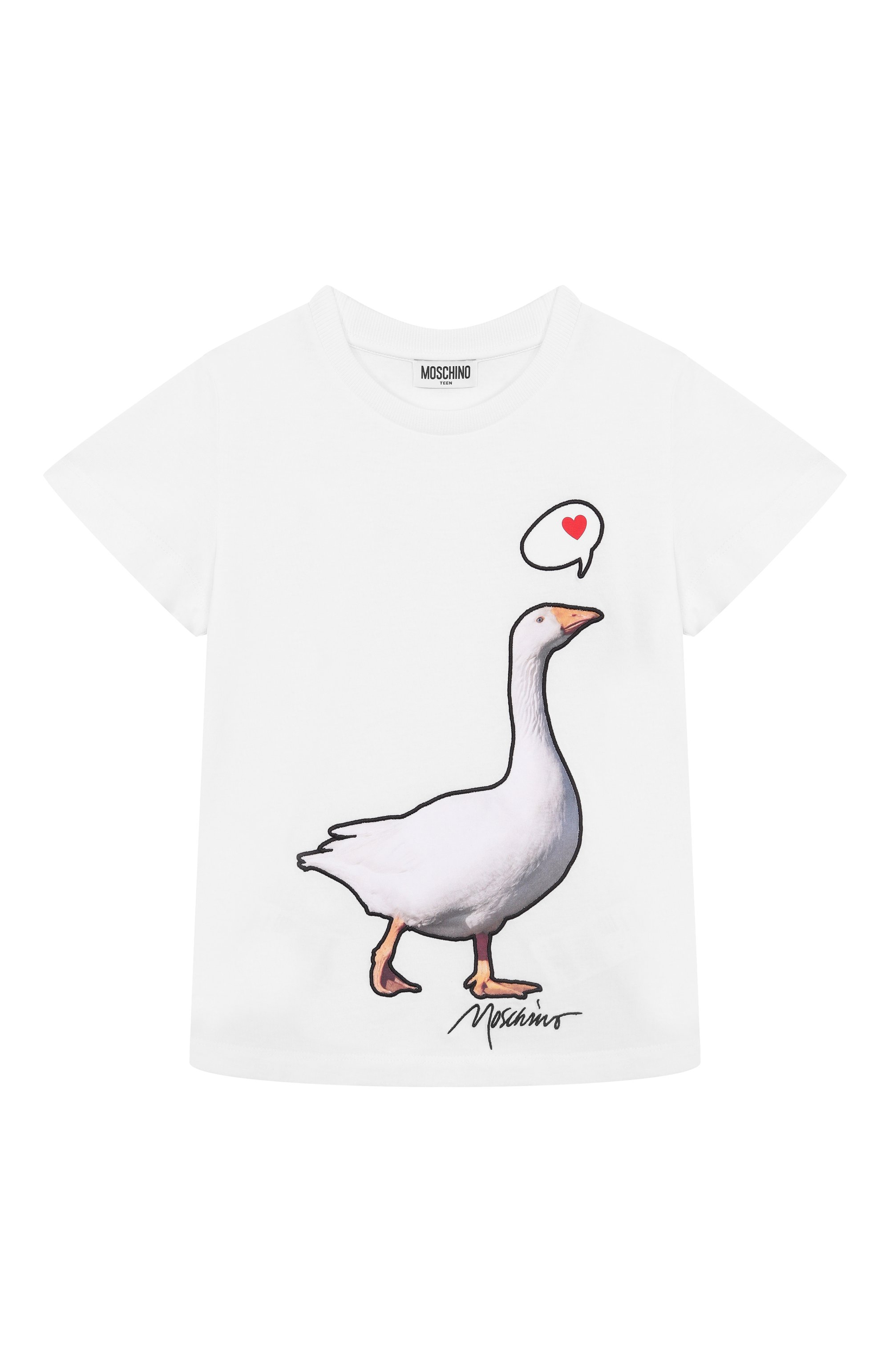 Хлопковая футболка MOSCHINO, арт. HAM06K/LAA02/4-8, фото 1
