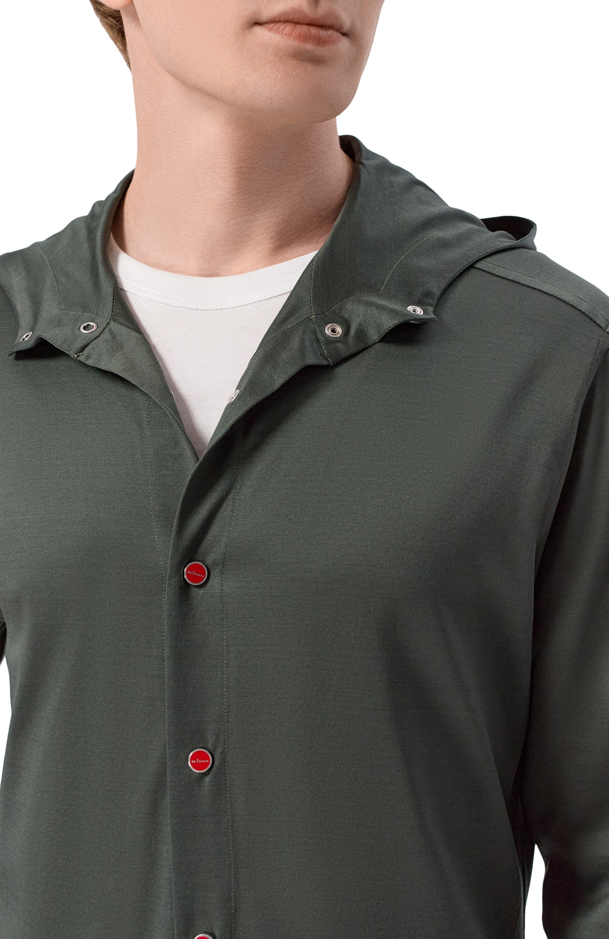 Хлопковая рубашка KITON, арт. UMCPETEH0923414, фото 5