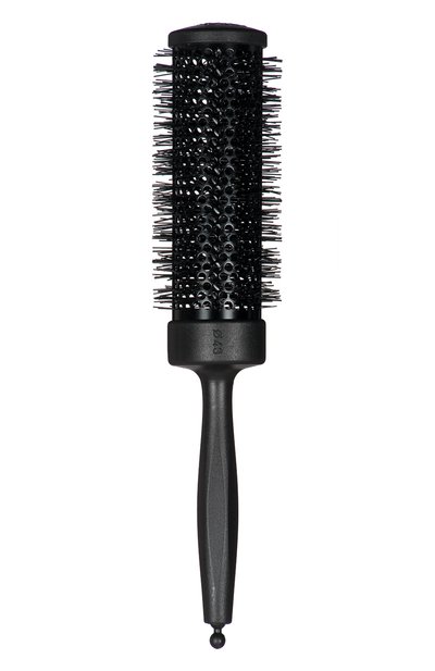 Женская карбоновая термостойкая щетка carbon long ⌀ 43mm, удлиненная ручка 29cm 3ME MAESTRI, арт. 8031387944825