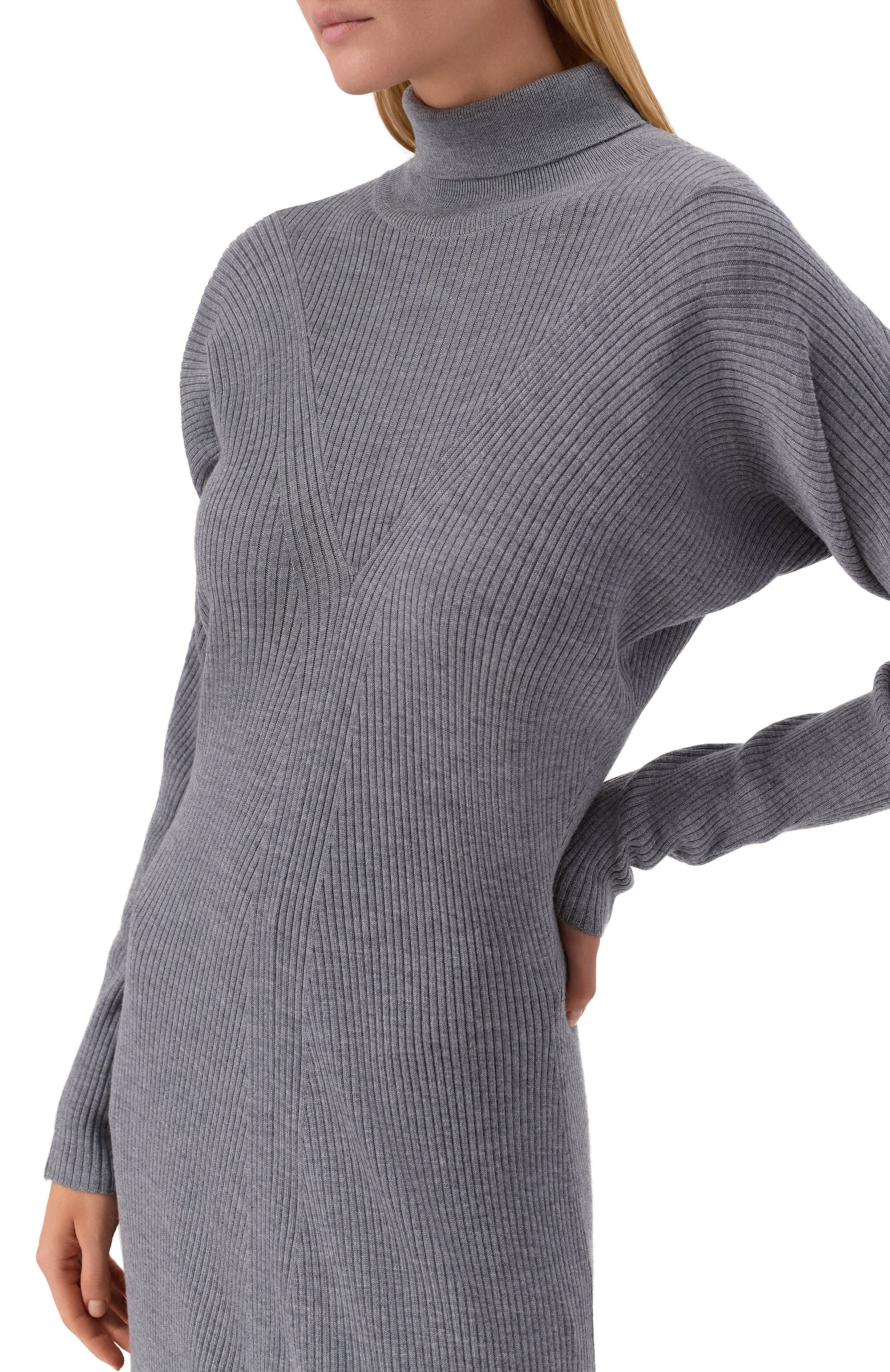 Шерстяное платье BOSS, арт. 50548520, фото 4