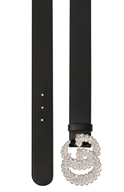 Кожаный ремень GUCCI черного цвета по цене 85680 руб., арт. 582100 AP0IN, фото 3 Кожаный ремень GUCCI, арт. 582100 AP0IN, фото 3