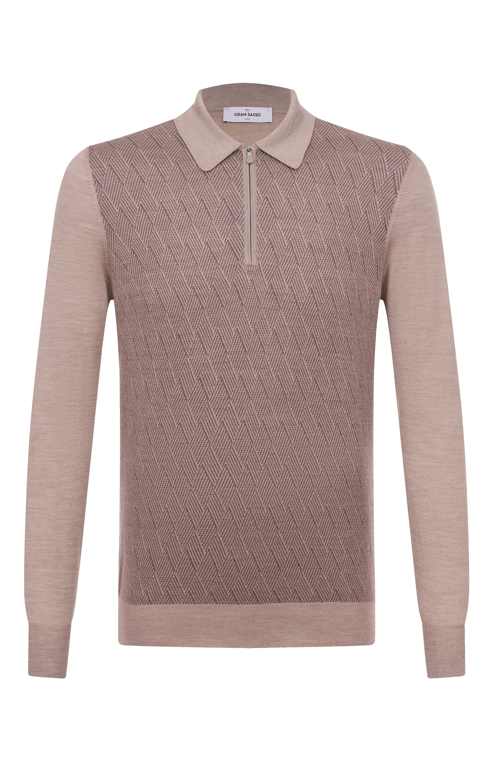 Поло из шерсти и шелка GRAN SASSO, арт. 57137/13126, фото 1