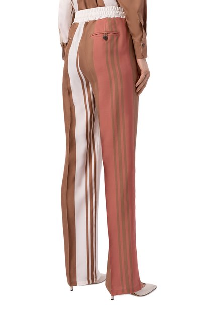 Шелковые брюки KITON, арт. D48122K0999G08, фото 4