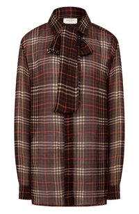 Шелковая блузка Saint Laurent