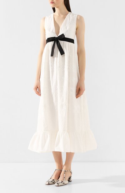 Хлопковое платье REDVALENTINO, арт. TR0VA11R/51Q, фото 3