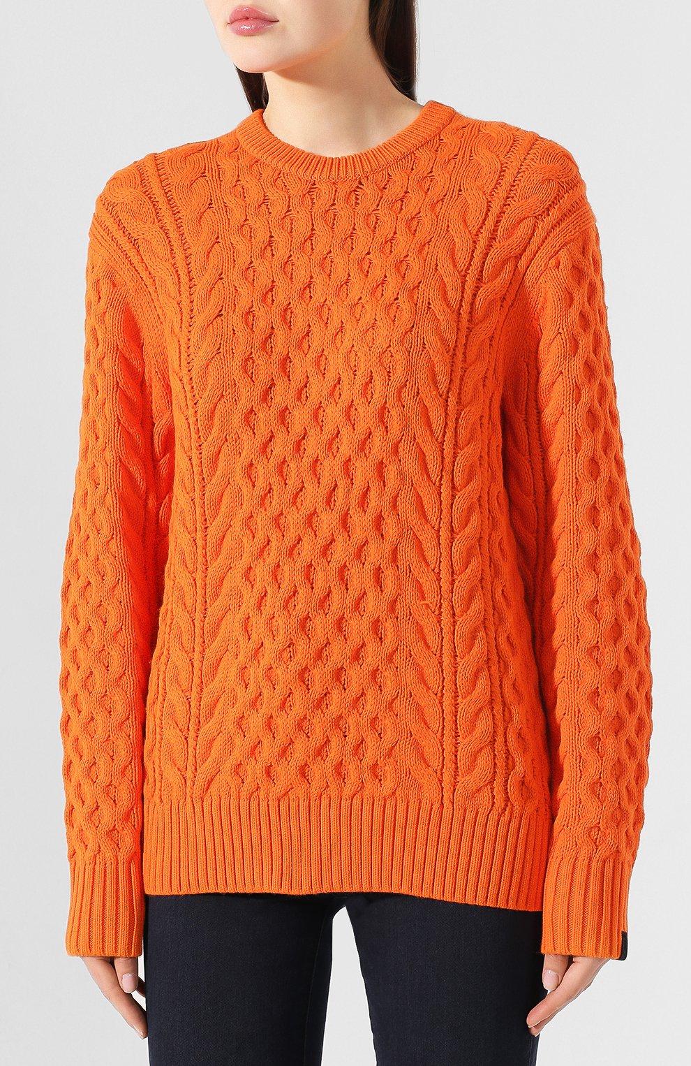 Свитер RAG AND BONE оранжевого цвета по цене 38050 руб., арт. WAS19FS0388B37, фото 3 Свитер RAG AND BONE, арт. WAS19FS0388B37, фото 3
