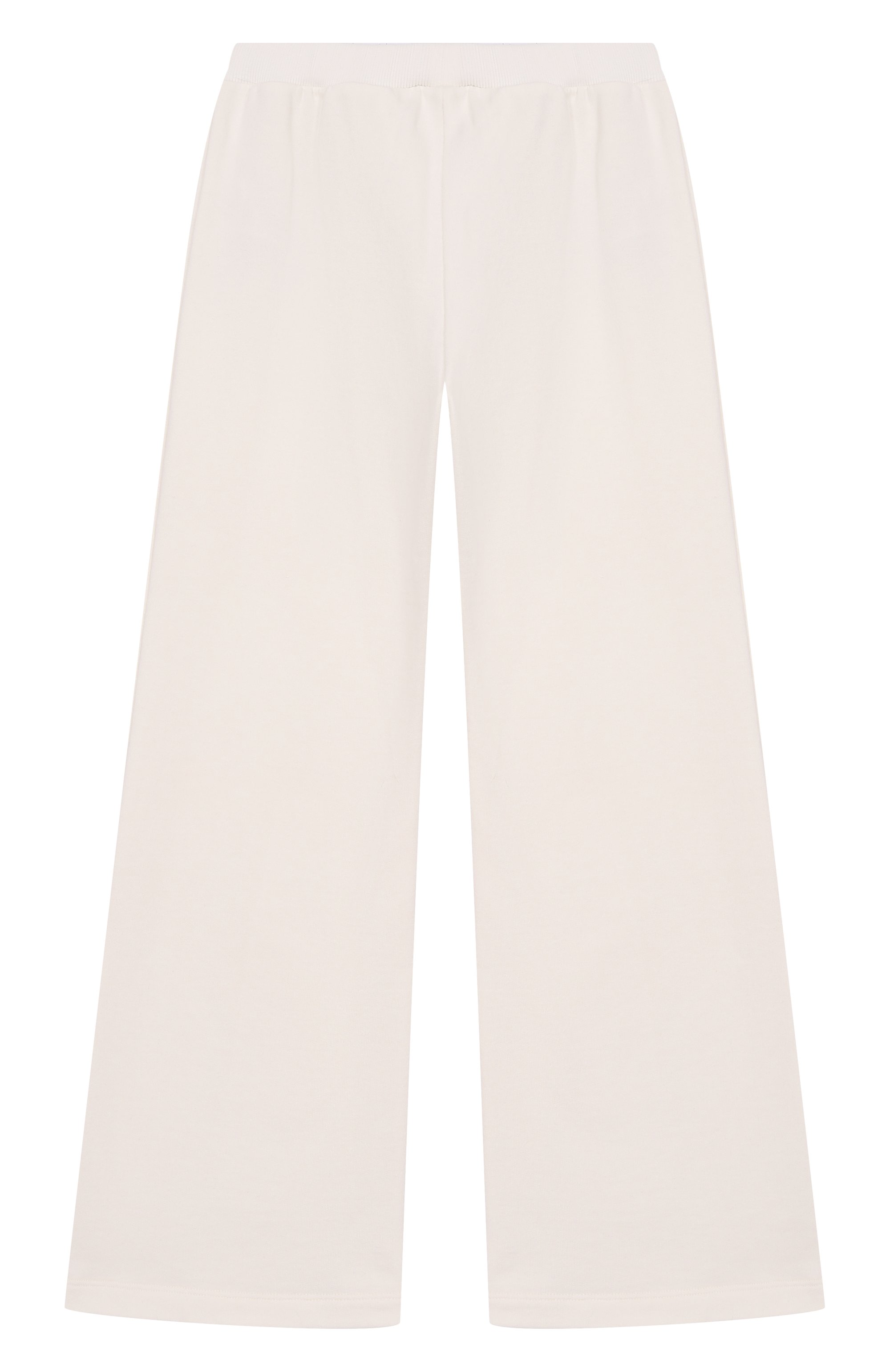 Хлопковые брюки BLUMARINE кремового цвета по цене 12150 руб., арт. BFPA0460/FF016_001, фото 2 Хлопковые брюки BLUMARINE, арт. BFPA0460/FF016_001, фото 2