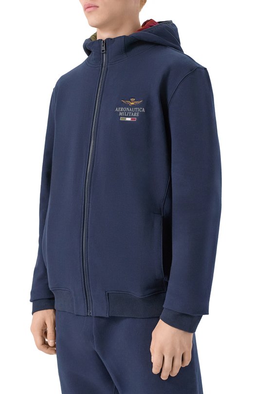 Хлопковый спортивный костюм Aeronautica Militare TF0102UF00662 Синий  TF0102UF00662 Фото 2