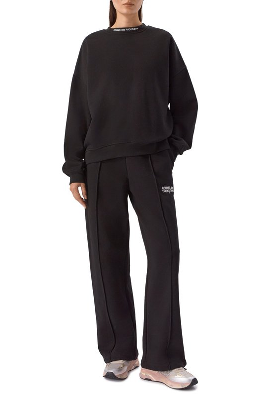 Хлопковый свитшот Comme des Fuckdown CFABW01370 Чёрный  CFABW01370 Фото 2