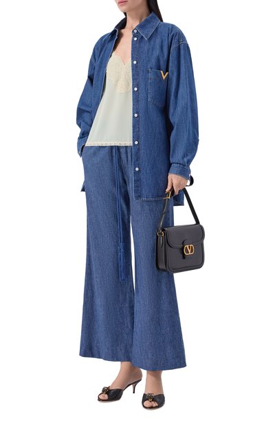 Шелковый топ VALENTINO, арт. 8B3AEBG2/21B, фото 2