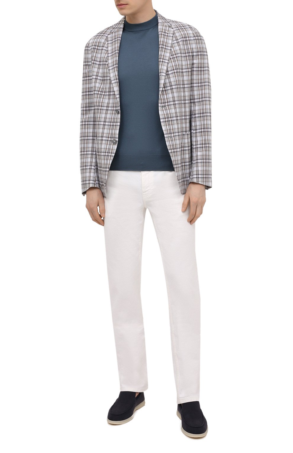 Текстильные лоферы summer walk LORO PIANA, арт. FAL6177, фото 2