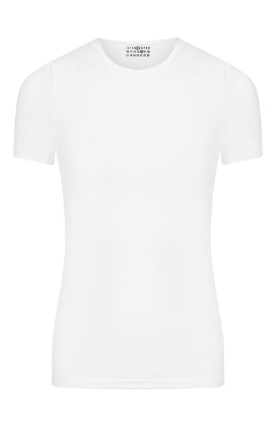 Женская хлопковая футболка MM6, арт. MKMU40010